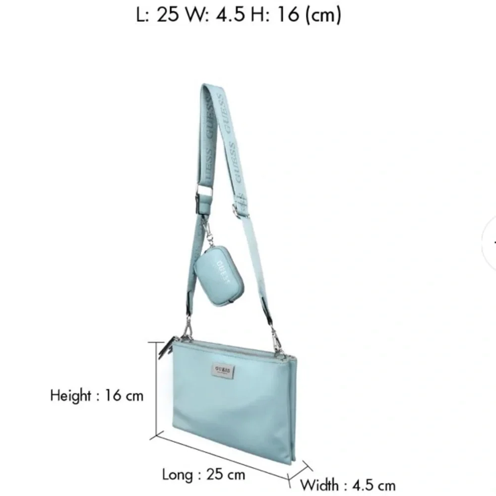 SOLD ❗️ GUESS Lina Mini Double-Zip Crossbody NWT - Picture 5 of 5
